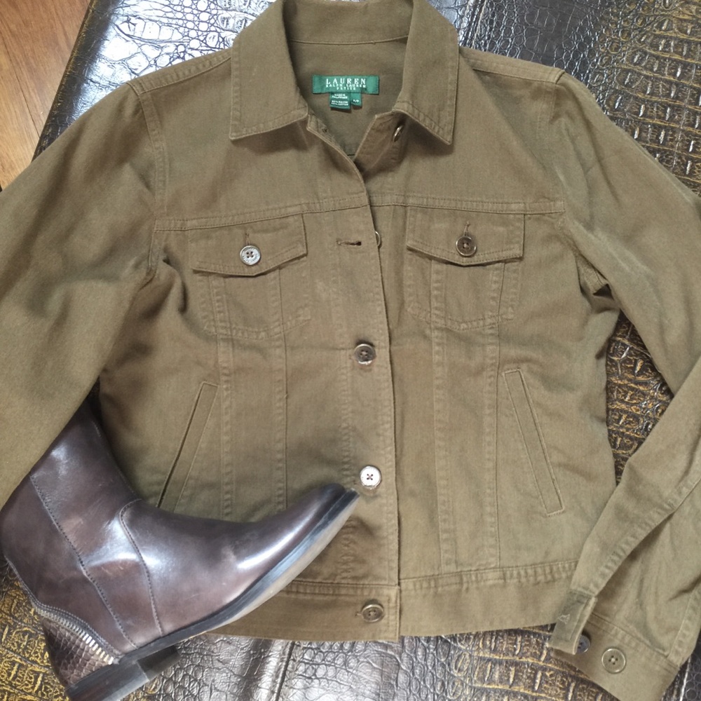 Ralph Lauren Petite Lightweight Military Jacket